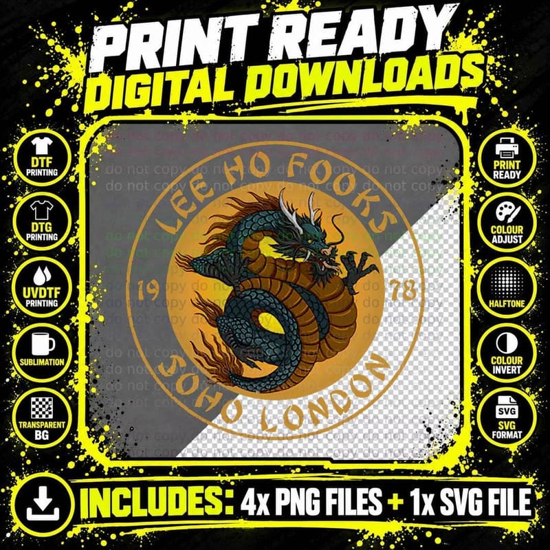 Lee Ho Fook's Chinese Restaurant T-Shirt Png SVG Digital Bundle