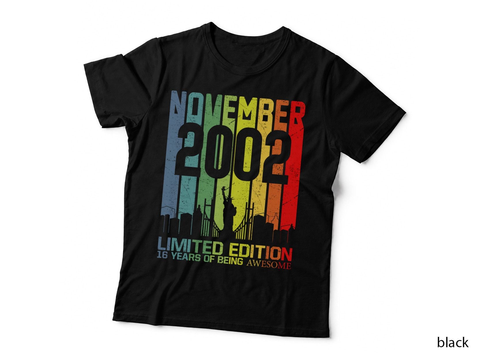Limited Edition 2002 NYC Skyline T-Shirt, Vintage Retro, NYC Vibes