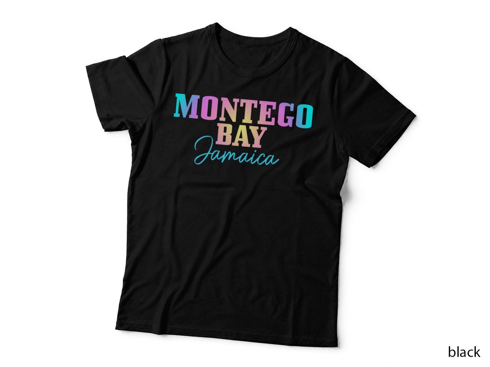 Montego Bay Jamaica Vintage Tie Dye Retro Vacation T-Shirt
