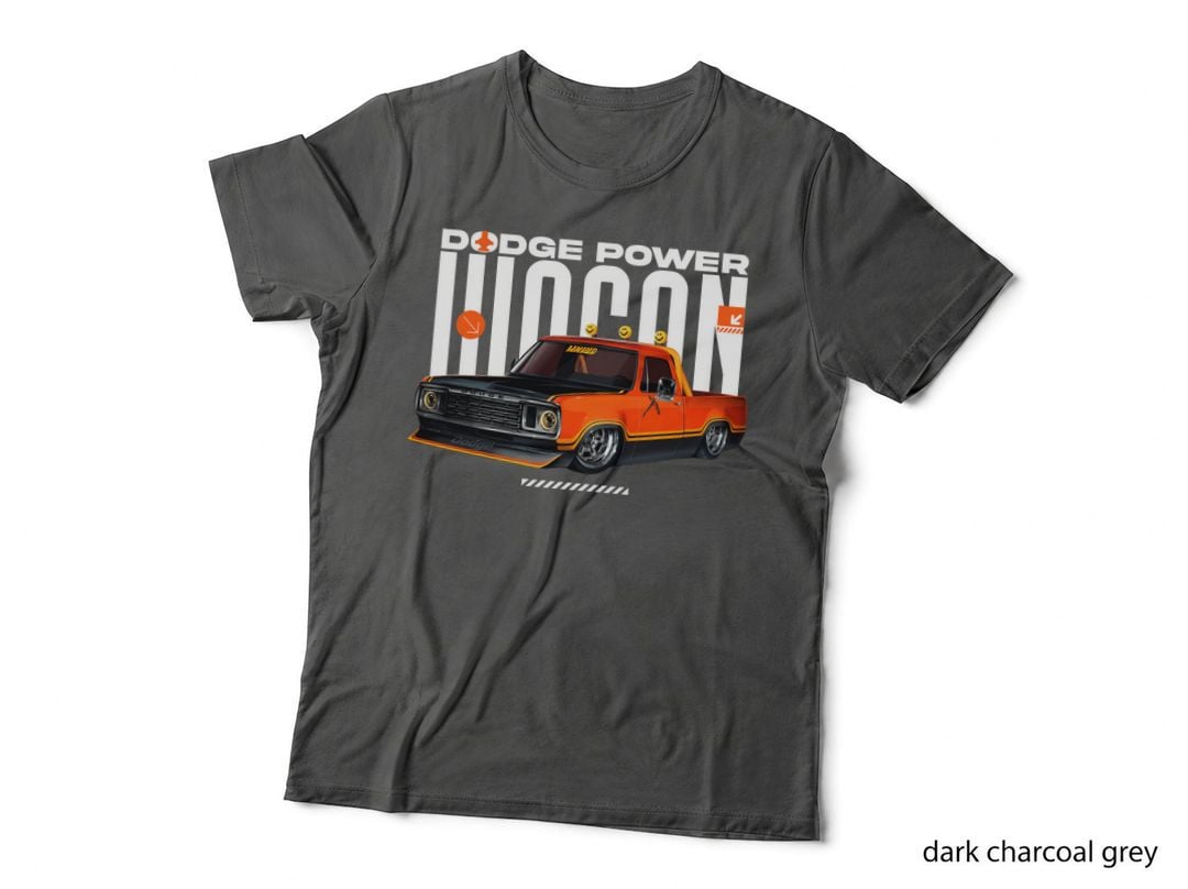 Orange Dodge Pickup T-Shirt, Classic Muscle Tee, Gift for Car Enthusiasts