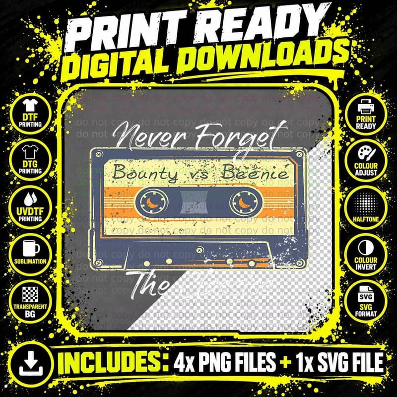 Retro Cassette Mix Tape 90s Dancehall Vintage Jamaican Png SVG Digital Bundle