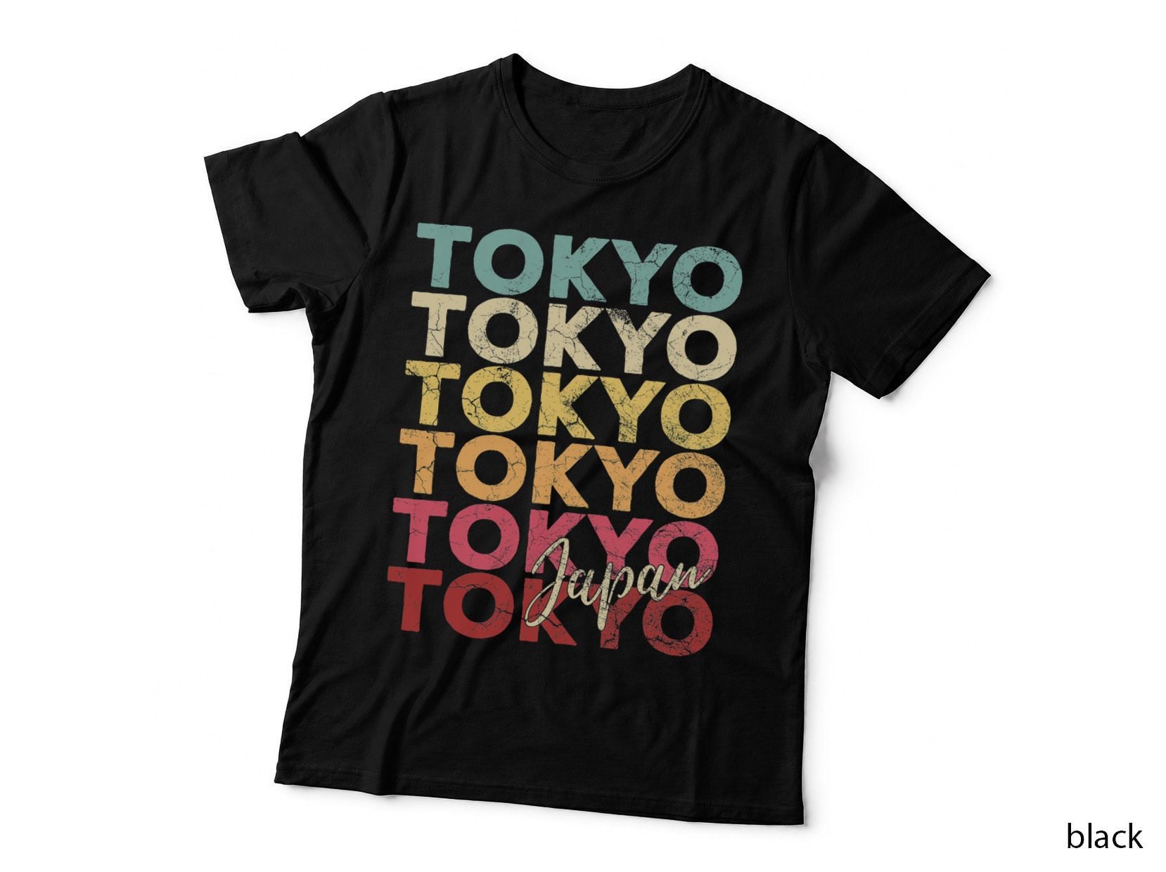 Retro Tokyo Men Women Kids Japan Japanese Vintage Gift Idea T-Shirt