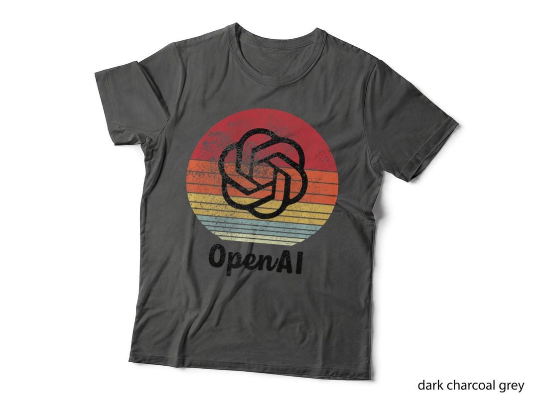 Retro Vintage Openai AI Research Computer Software Engineer T-Shirt