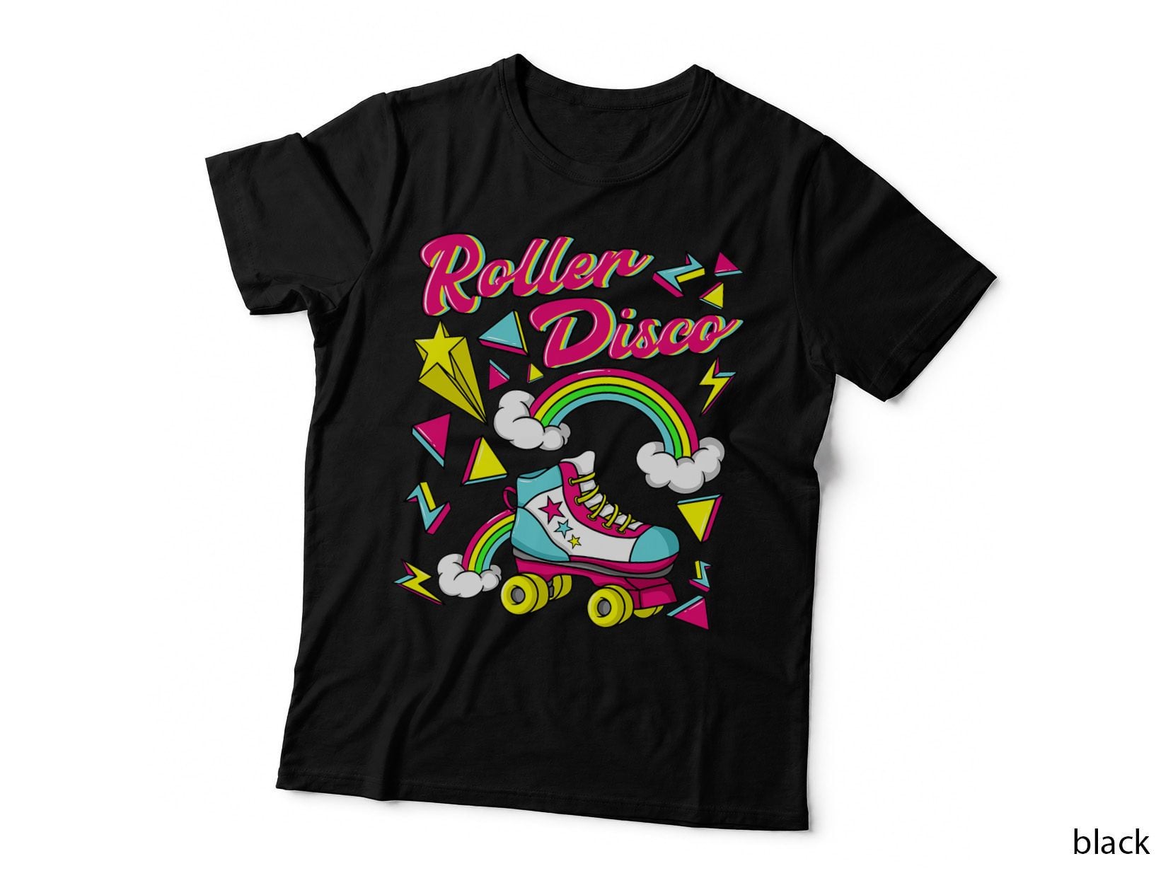 Roller Disco Vintage Skating Derby Lover Costume Party Gift T-Shirt