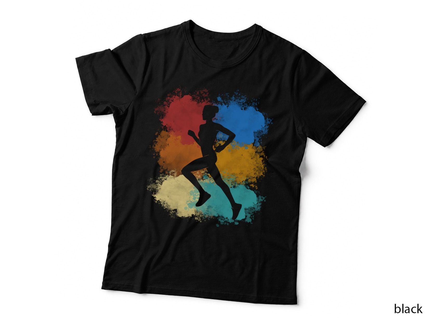 Running Retro T-Shirt, Vintage Sports Style, Fitness Enthusiasts