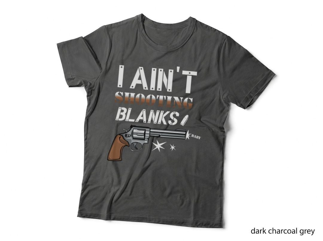 Shooting Revolver T-Shirt, Vintage Style, Gun Enthusiast Apparel