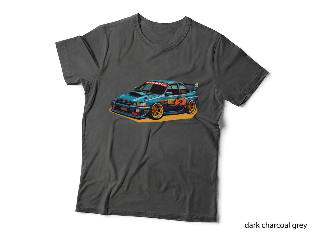 Sports Car Drift 90s Retro Cartoon Japanese T-Shirt