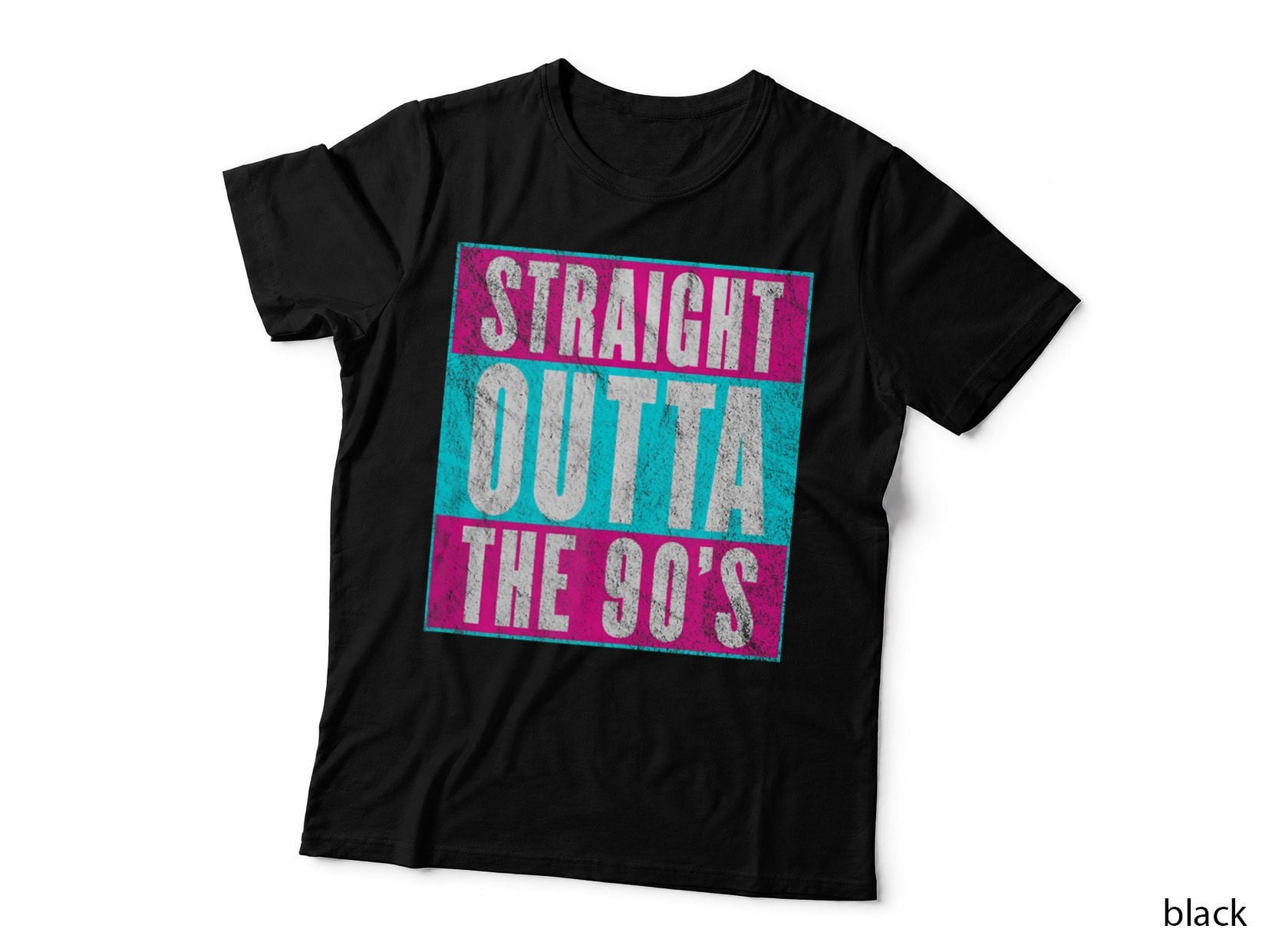 Straight Outta the 90's Vintage Retro Gen X Millennial T-Shirt