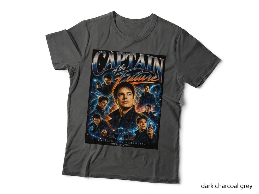 Torchwood Captain Jack Harkness Vintage Sci Fi Halftone T-Shirt, Hoodie