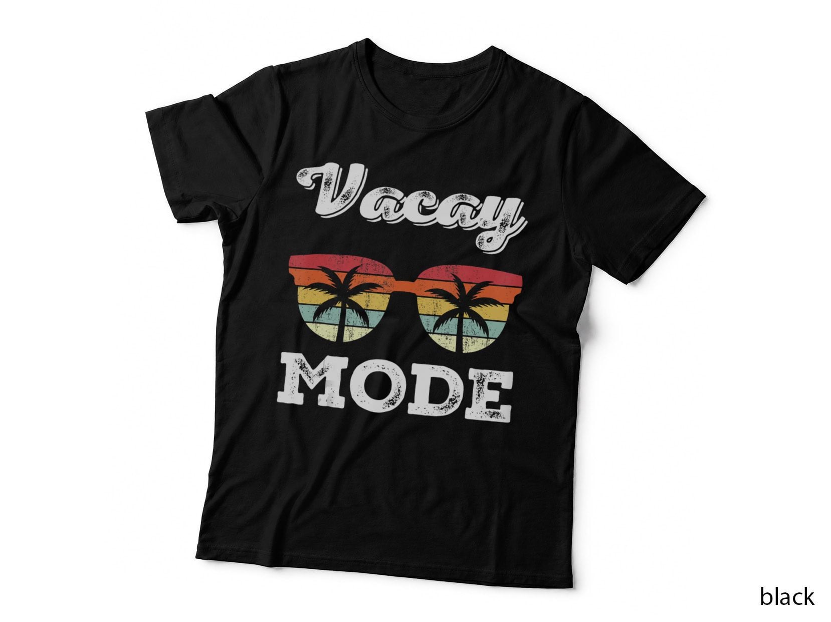 Vacay Mode Sunglasses Vintage Retro Summer Beach Vacation T-Shirt