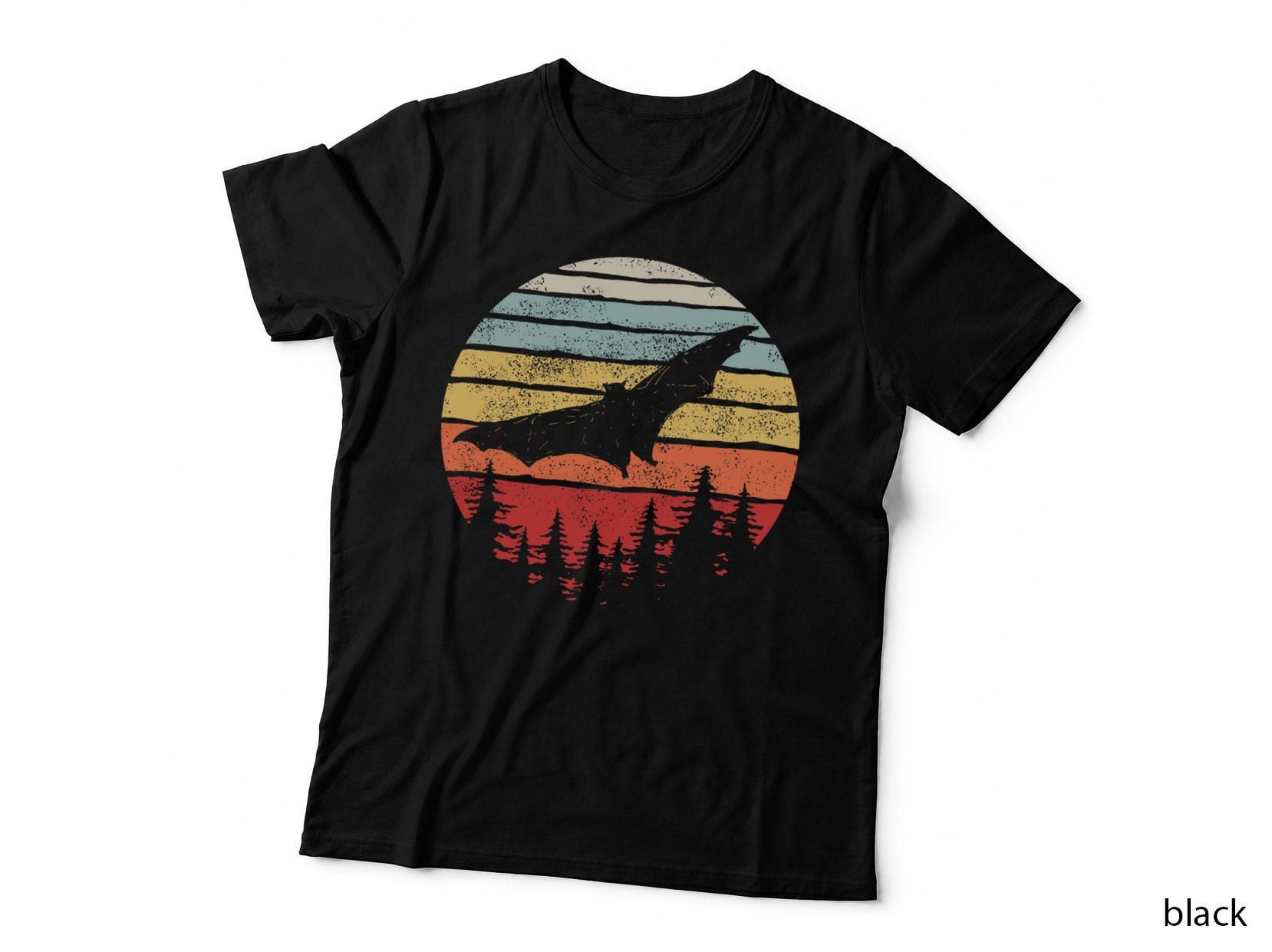Vintage Retro Bat T-Shirt