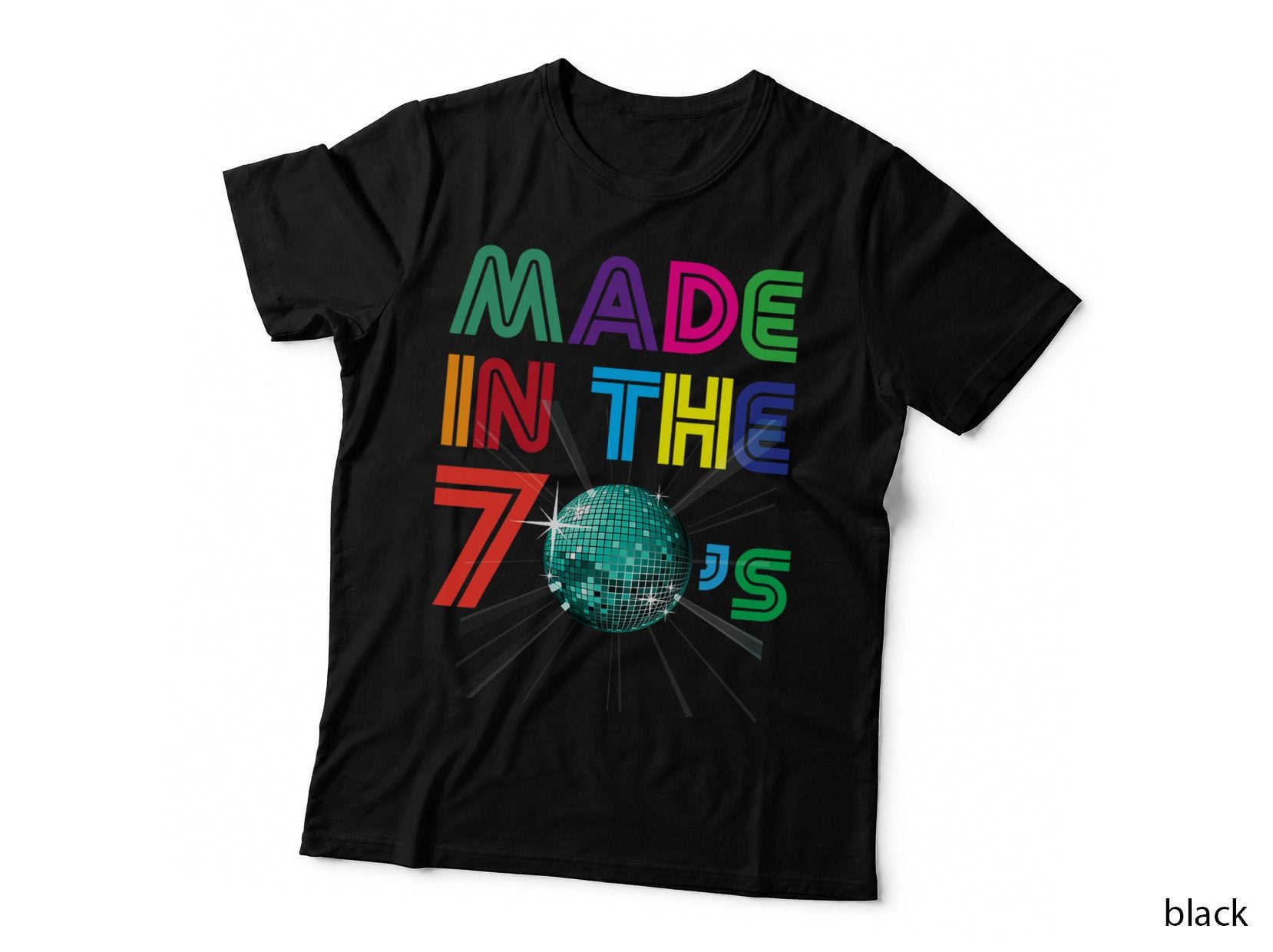 Vintage Retro Made in the 70s Gift +- 40th Years Old T-Shirt