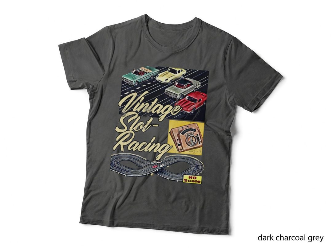 Vintage Track Slot Car, Slot Racing, Slotcar, Slot-Racing, Toy T-Shirt