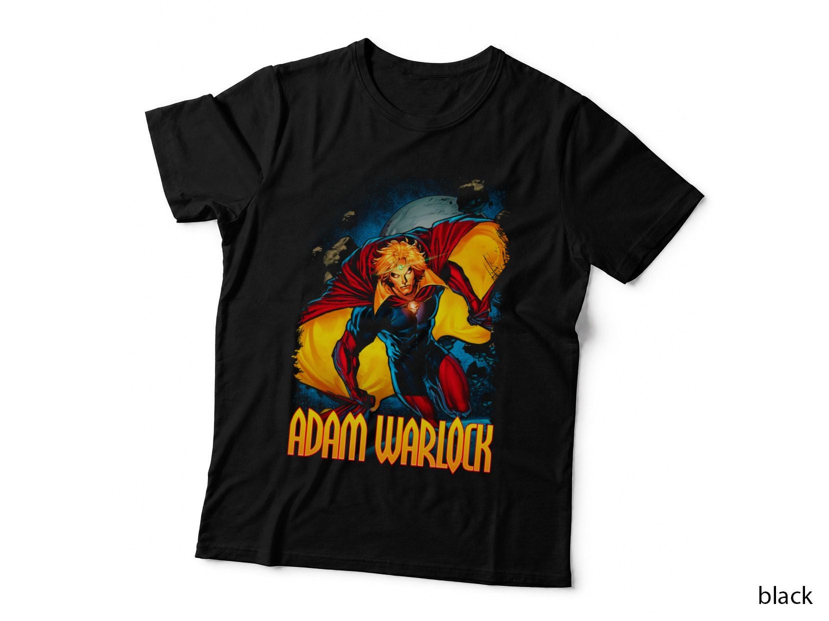 Adam Warlock T-Shirt, Retro Comic Book Cosmic Hero, Superhero