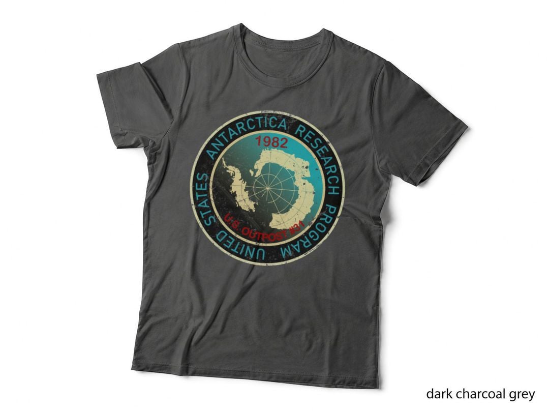 Antarctica Research 1982 T-Shirt, Vintage Space Exploration