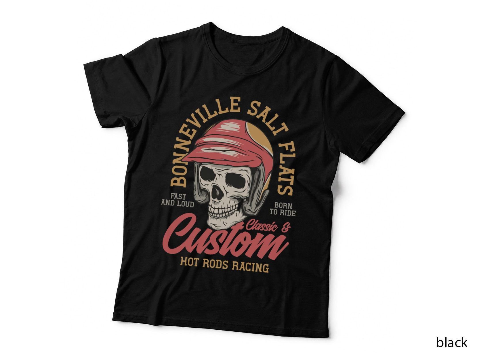 Bonneville Salt Flats Hot Rods Racing T-Shirt, Classic & Custom