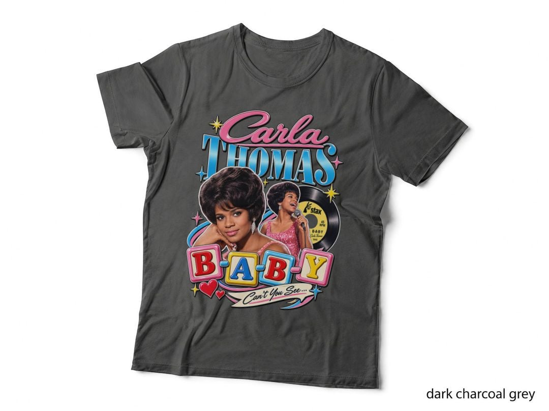 Carla Thomas B-A-B-Y Stax Records 1966 Retro Memphis Soul Singer Music T-Shirt