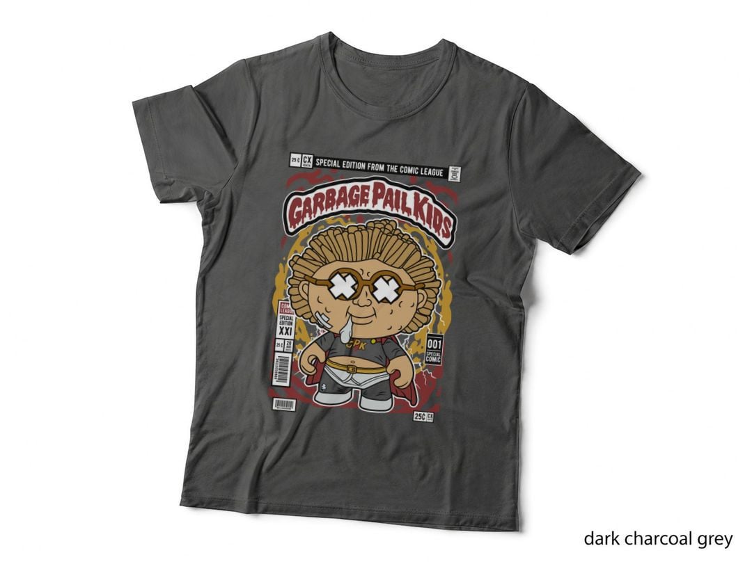 Garbage Pail Kids Chibi Comic Cover T-Shirt, Gross-Out Parody, 80S Nostalgia