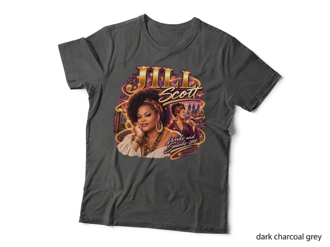Jill Scott Shirt Neo Soul Poetry Philadelphia RNB Singer Music Vintage T-Shirt