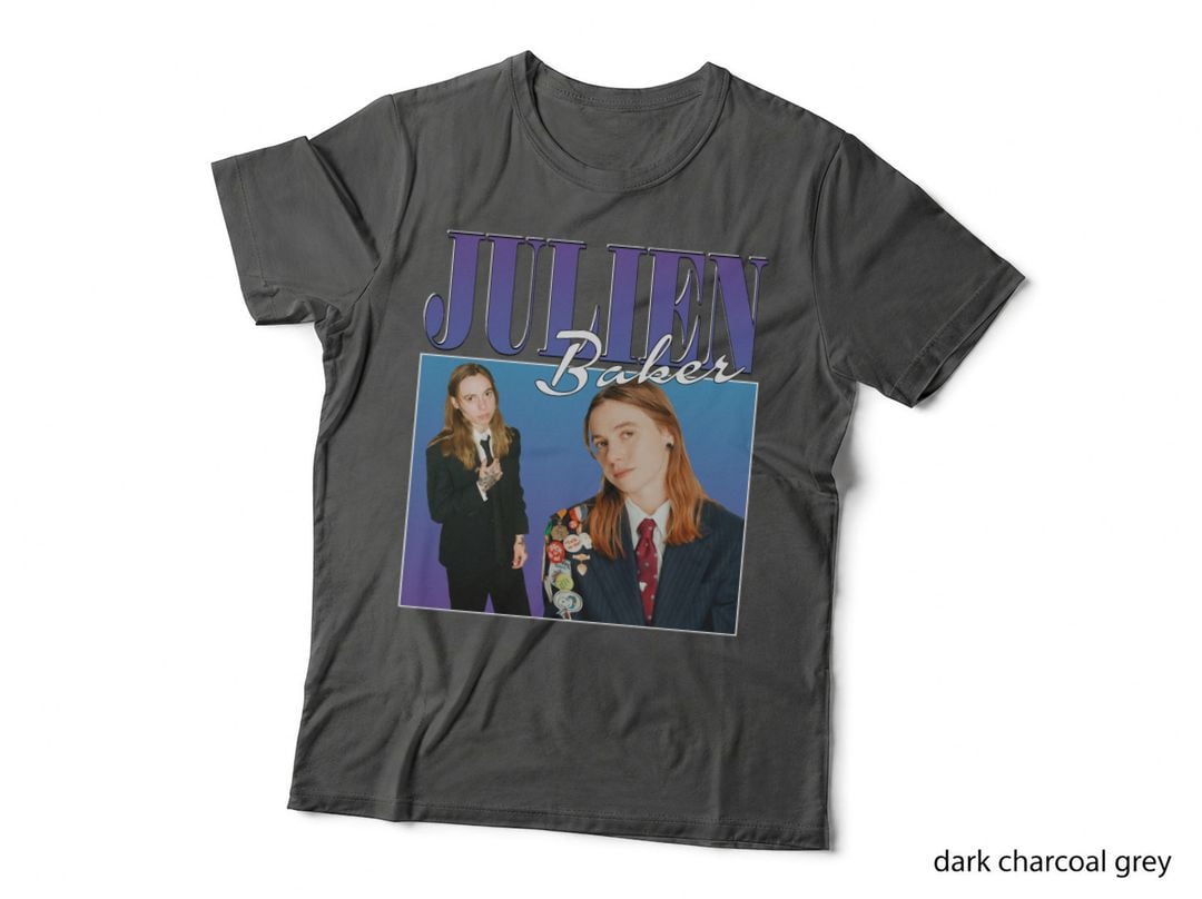 Julien Baker Indie Artist 90S Homage, Pin Badge Suit Pose, Fan T-Shirt