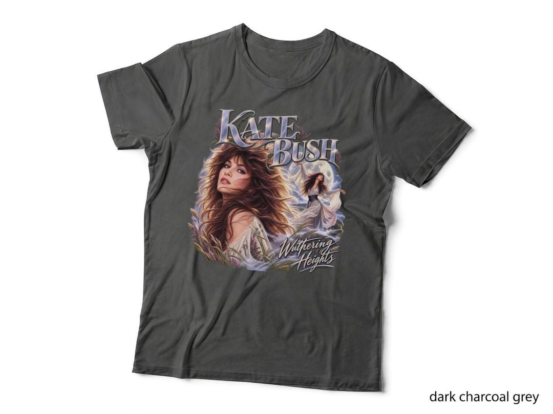 Kate Bush Wuthering Heights Retro 70s Art Pop Vintage Music Fan Graphic T-Shirt