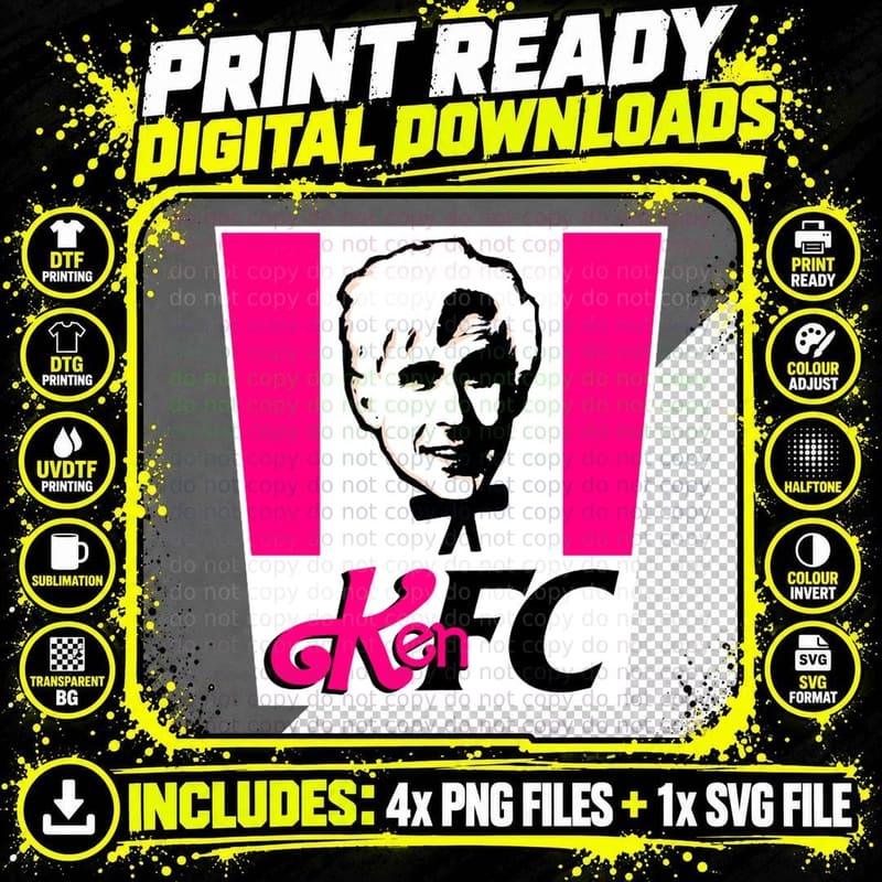 Kenfc - Pink Doll Aesthetic Parody T-Shirt Png SVG Digital Bundle