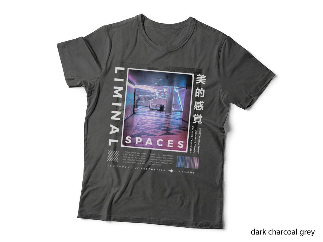 Liminal Spaces, Vaporwave, Retro T-Shirt