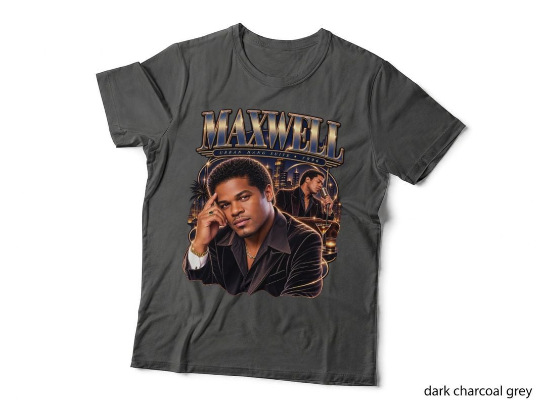 Maxwell Urban Hang Suite 1996 Vintage Neo Soul R&b Singer Retro Music T-Shirt