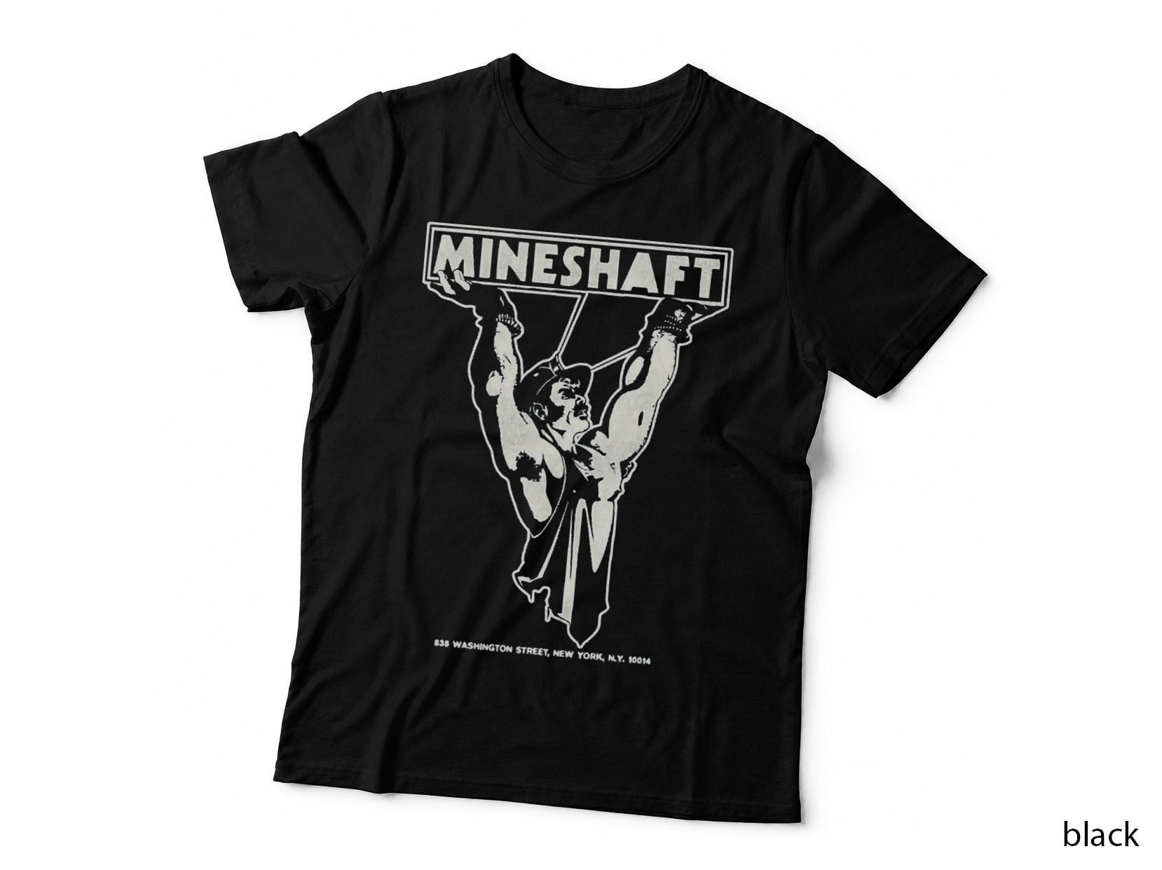 Mineshaft NYC Nightclub T-Shirt, 70S 80S Gay Bar, Washington Street