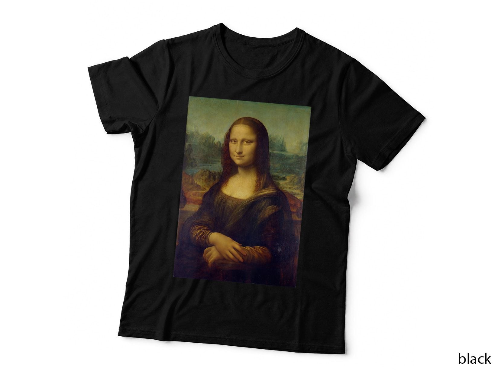 Mona Lisa Da Vinci T-Shirt, Classic Renaissance Painting Artwork, Art Lover