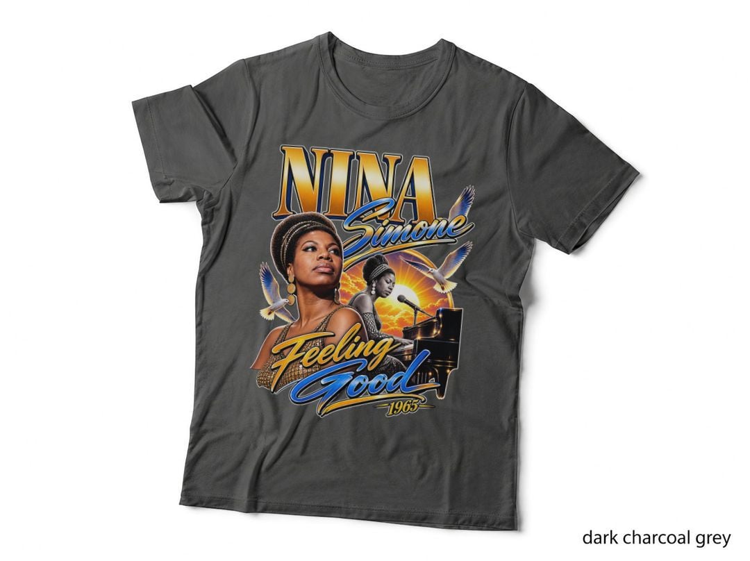 Nina Simone Feeling Good 1965 Jazz Soul Piano Vintage Singer R&b Music T-Shirt