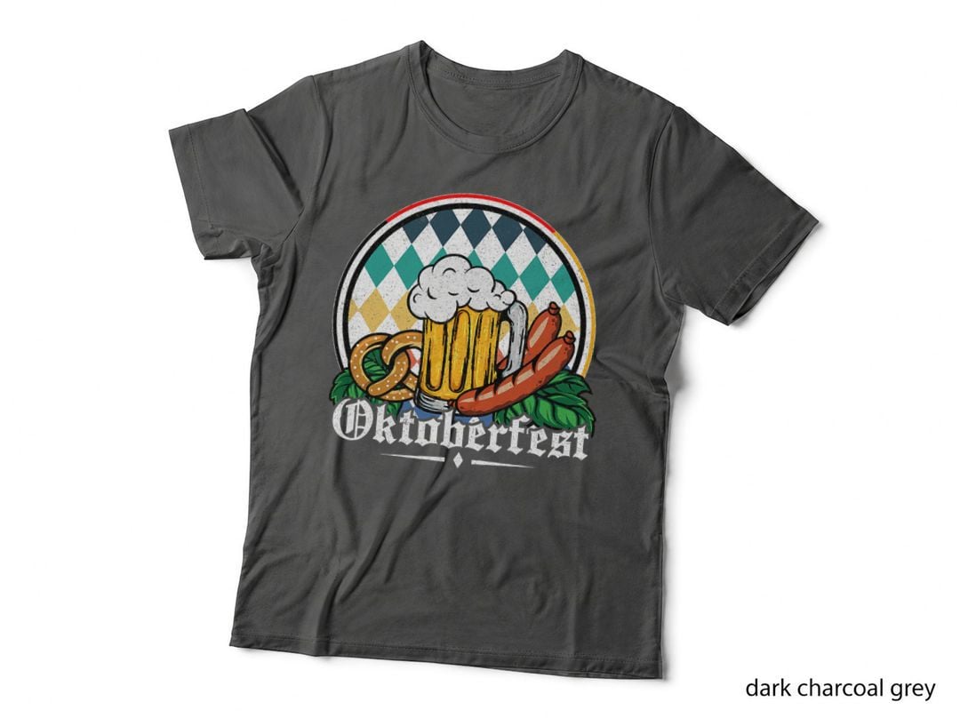 Oktoberfest Costumes Women German Men Germany Flag Vintage T-Shirt