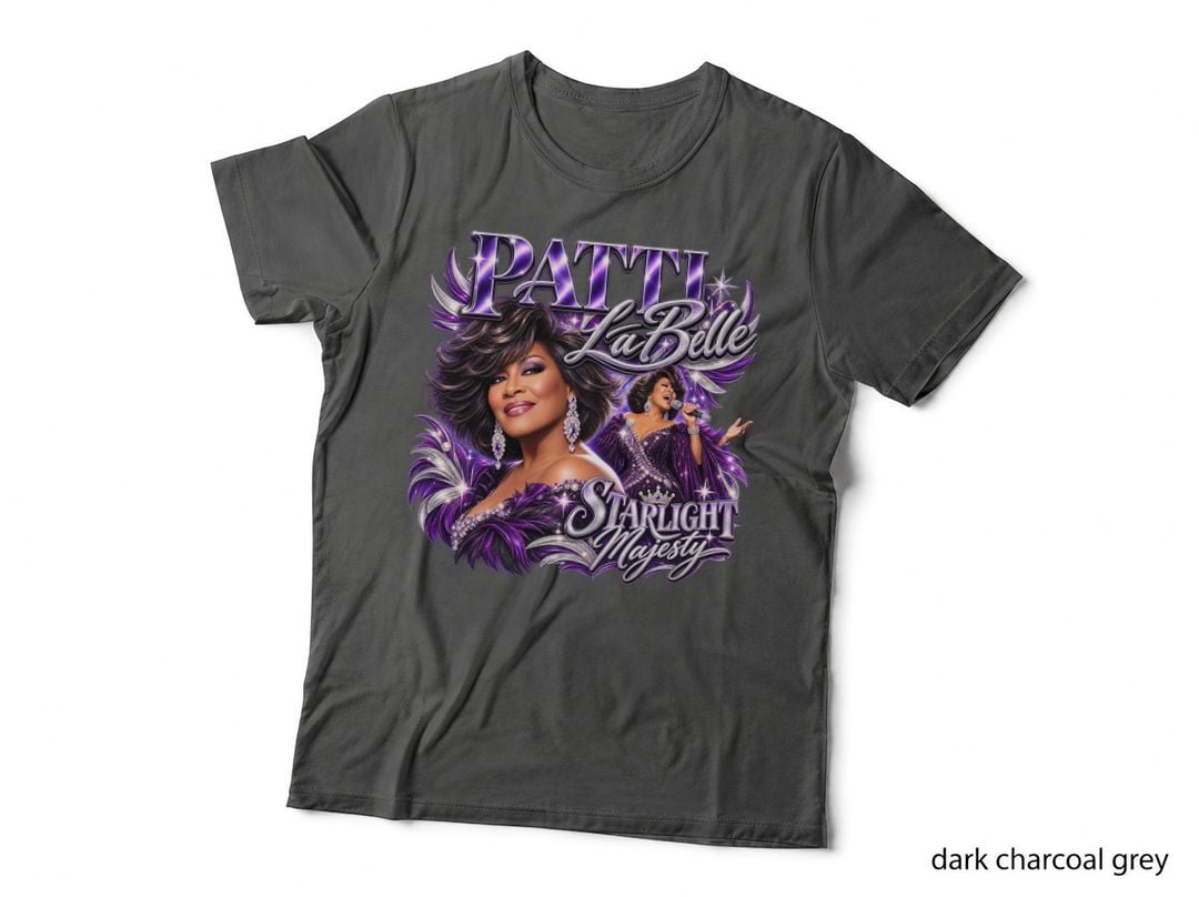 Patti Labelle Retro Soul Diva Starlight Glam 70s Music Singer Vintage T-Shirt
