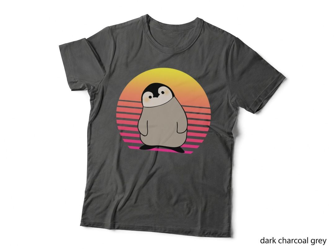 Penguin Retro Style Vintage T-Shirt