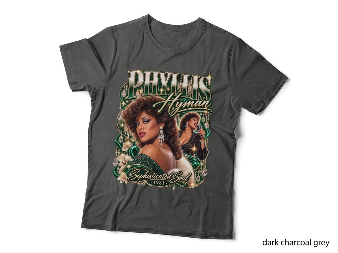 Phyllis Hyman Vintage Soul Singer Sophisticated Soul 1981 R&b Music T-Shirt