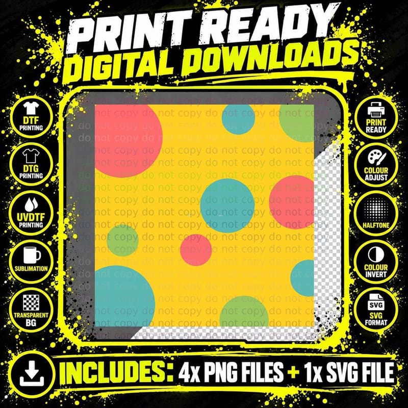 Pudsey Pattern Essential T-Shirt, Pop Culture Icon Png SVG Digital Bundle