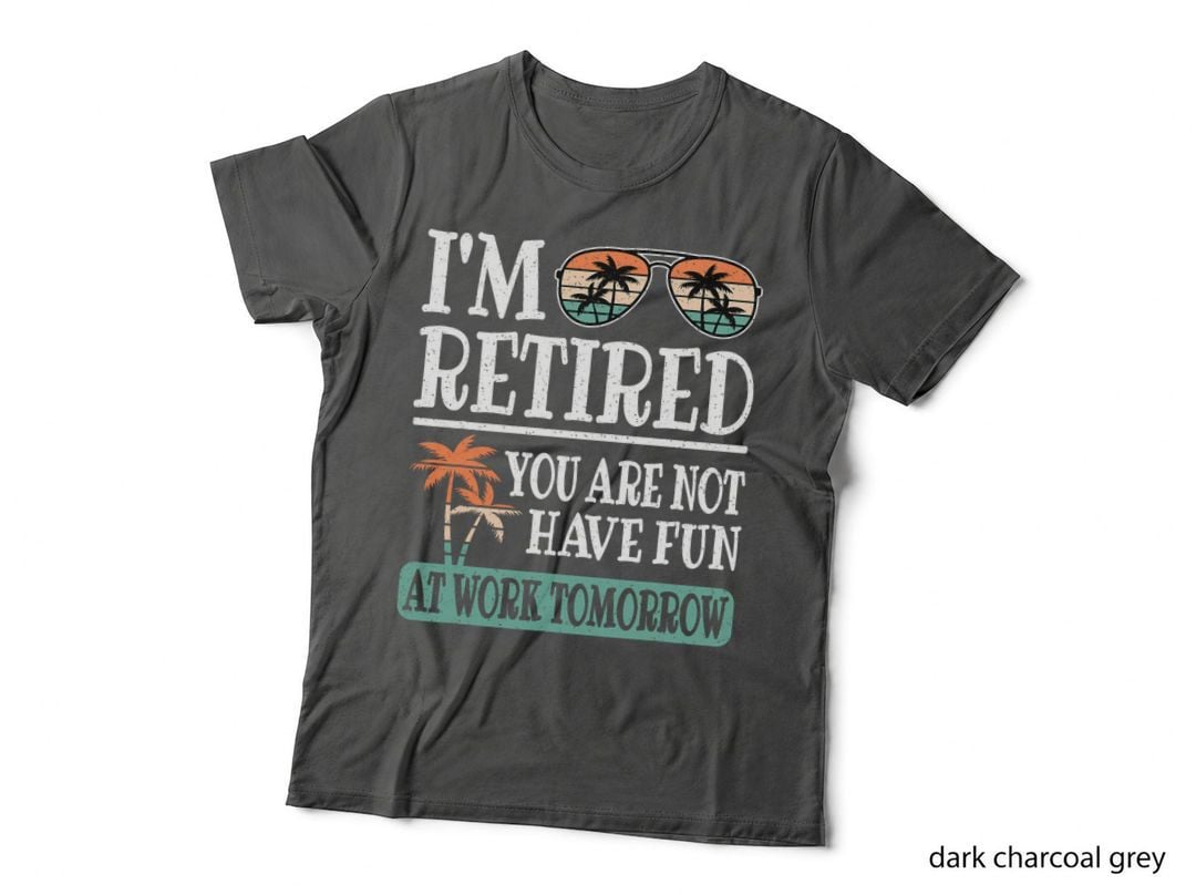 Retirement Sunglasses T-Shirt, Vintage Summer Vibes, Retirement Gift