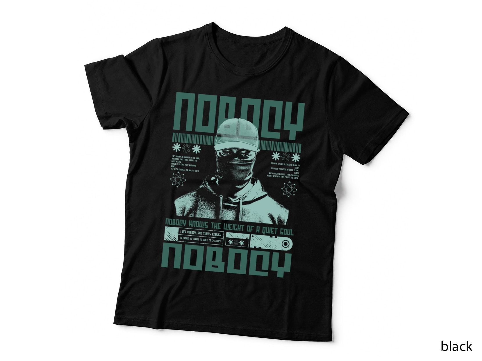 Retro Hard Hat Worker Stencil T-Shirt, Faded Vintage Graphic, Urban Art