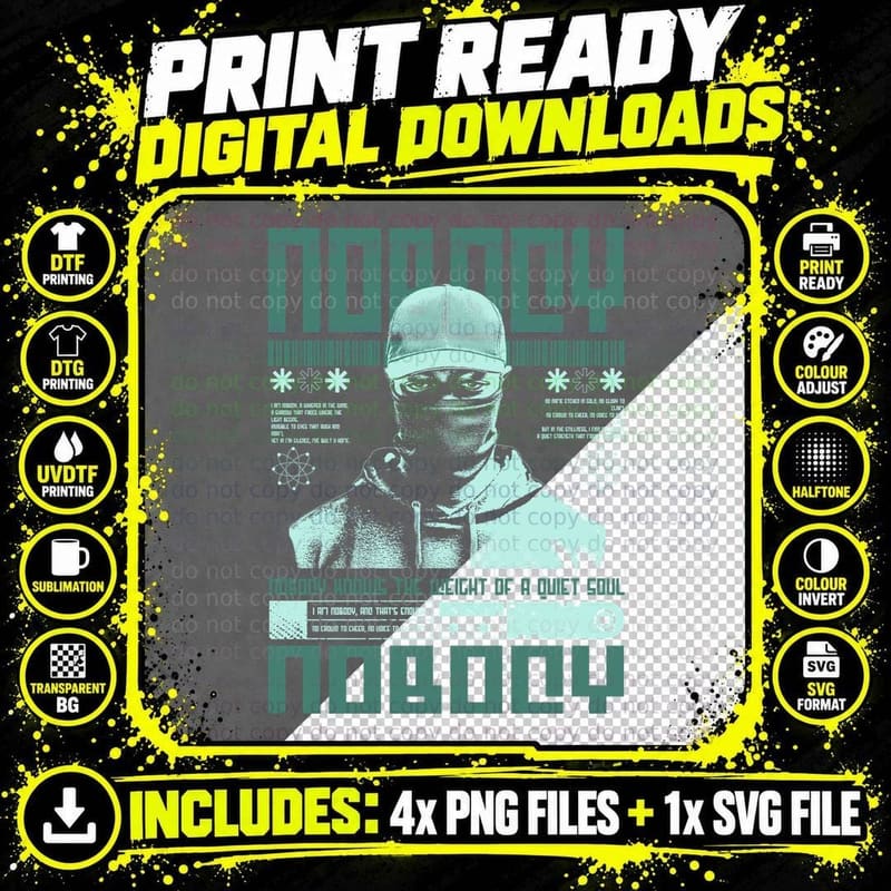 Retro Hard Hat Worker Stencil T-Shirt Png SVG Digital Bundle