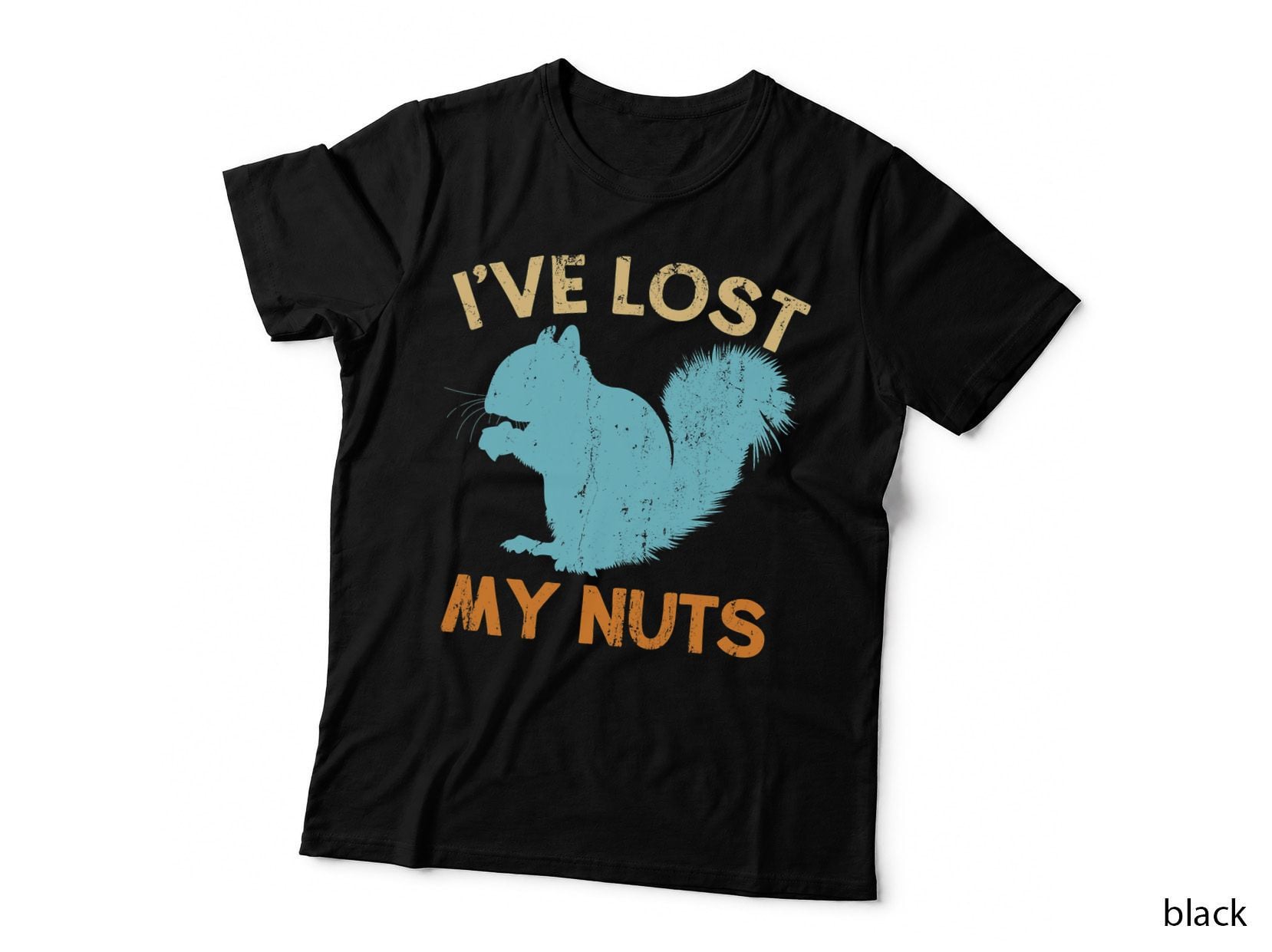 Retro Vasectomy Surgery Squirrel I've Lost My Nuts Pun T-Shirt