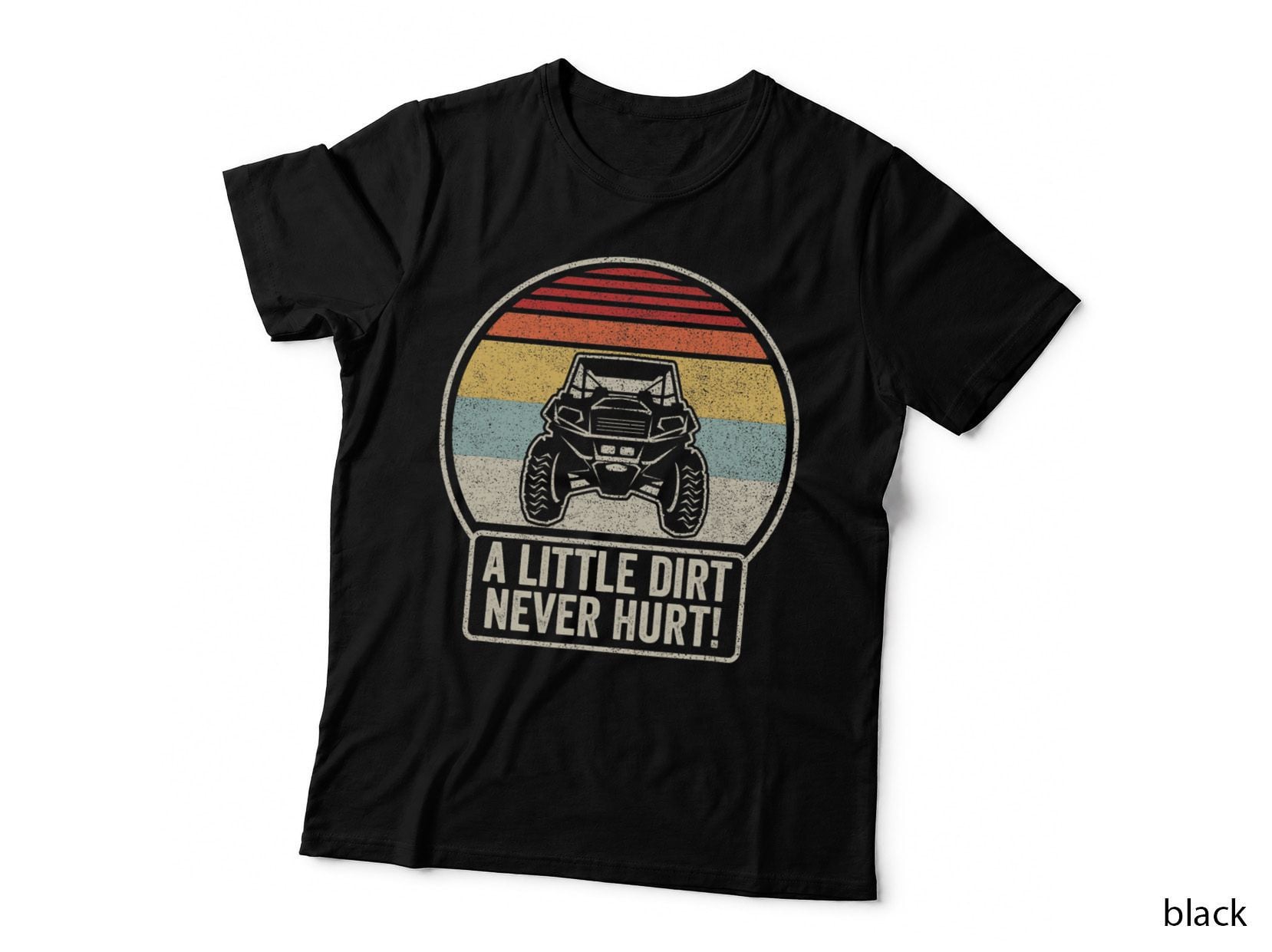 Retro Vintage Four Wheeler ATV Riding Mudding T-Shirt