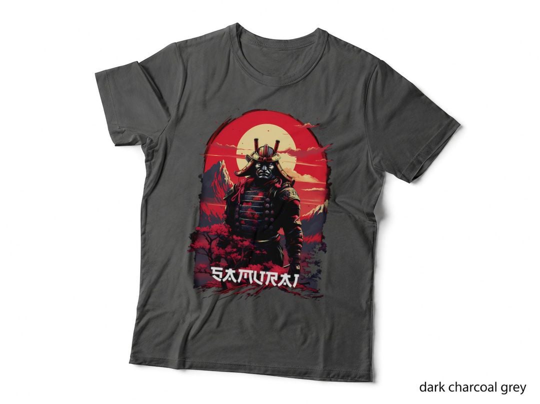 Samurai Mask Yakuza Vintage Japan Culture Art Katana Sword T-Shirt
