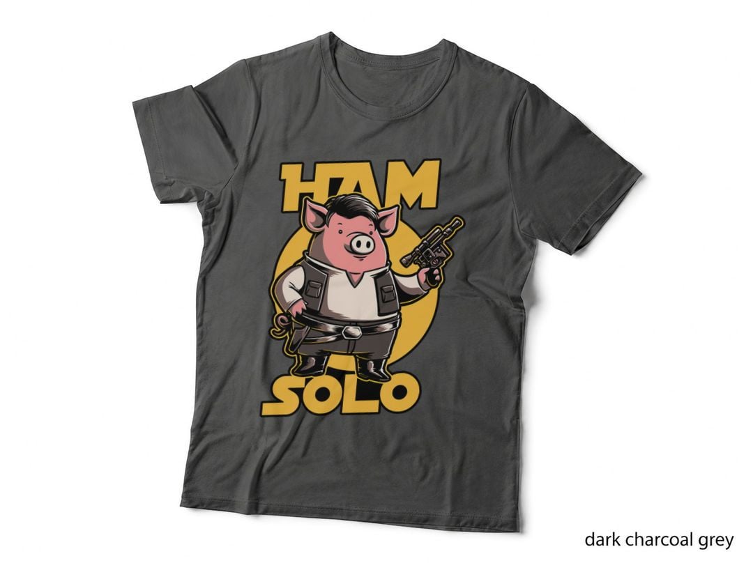 Space Captain Pig Smuggler T-Shirt, Vintage Sci-Fi Tee, Gift For