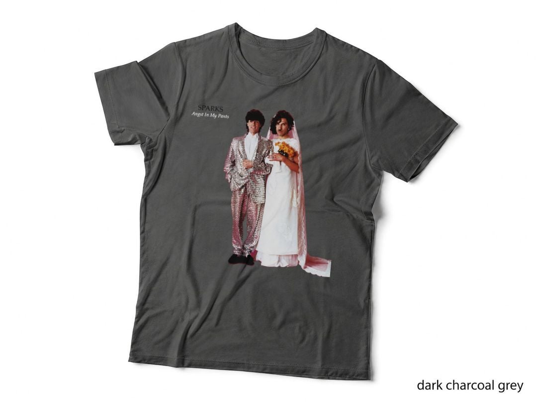 Sparks Angst in My Pants 1982 T-Shirt, Sequin Wedding Cover Art, Retro New Wave