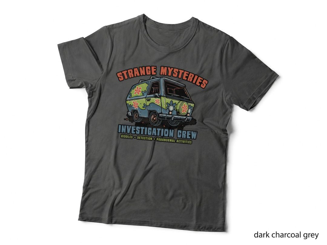 Strange Mysteries Van T-Shirt, Retro Hippie Aesthetic Tee