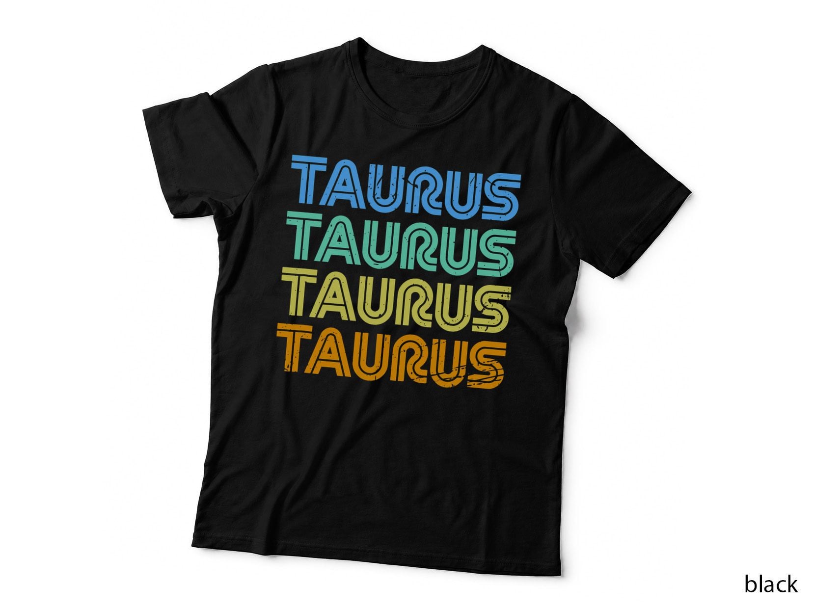 Taurus Vintage & Retro Zodiac Sign Taurus Constellation T-Shirt