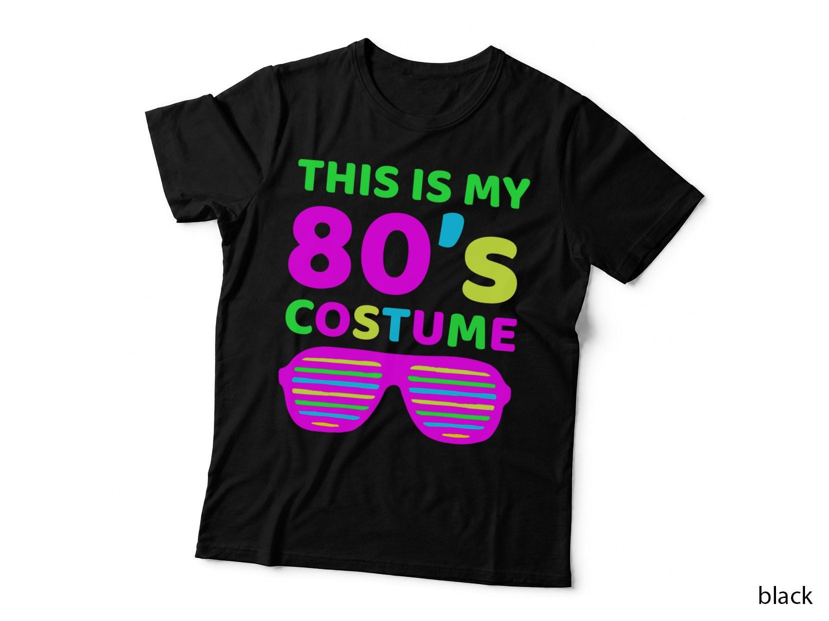 This Is My 80's Costume Outfit Eighties Retro Party Design T-Shirt