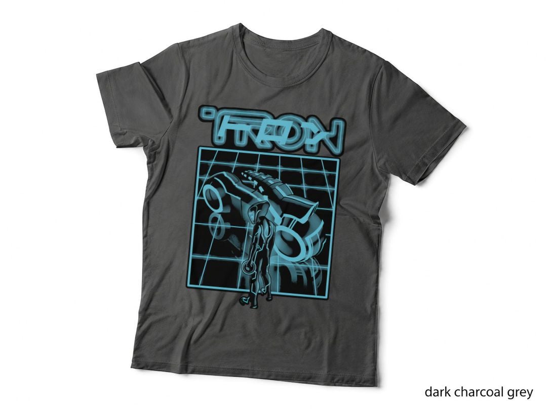 Tron Grid T-Shirt, Retro Sci-Fi Tee, Gift for Gamers