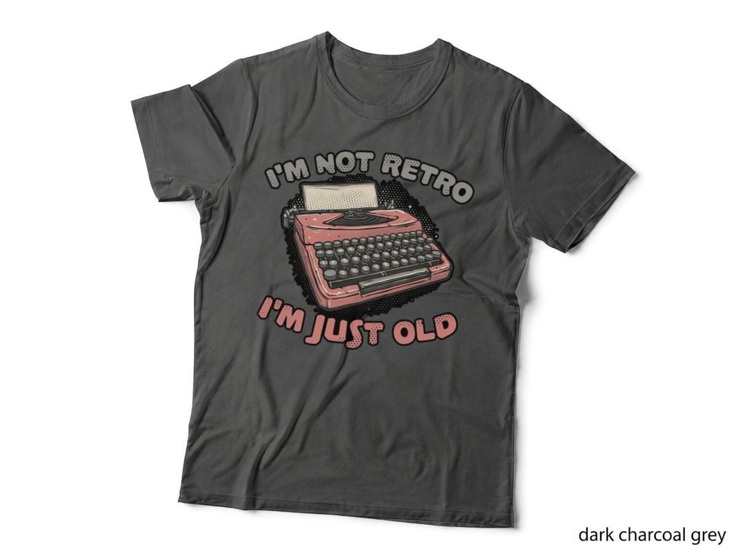 Typewriter T-Shirt, Vintage Style Tee, Gift for Writers