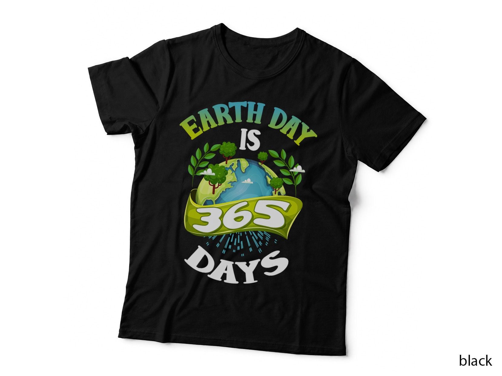 Vintage Earth Day Is 365 Days Climate Change Global Warming T-Shirt